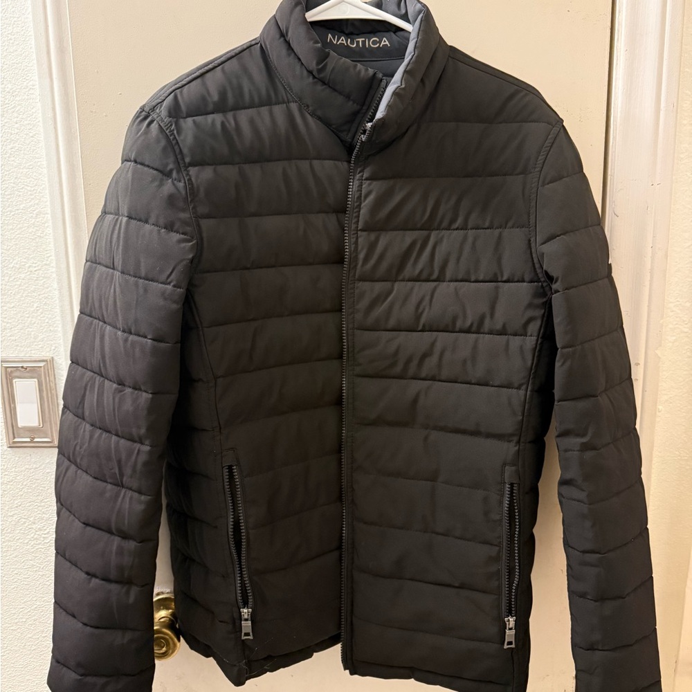 Nautica Men's Dark Puffer Jacket